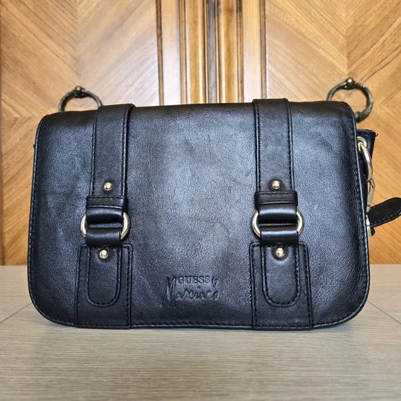 Guess By Marciano - Leather Saddlebag Clutch / Crossover - Picture 2 of 14